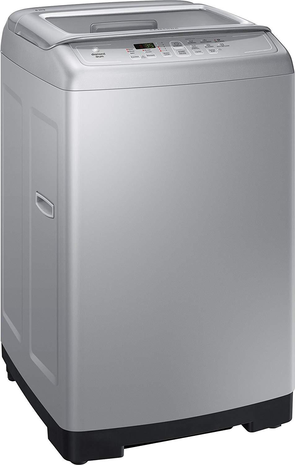 Image of Samsung 6.2 kg with Monsoon Feature Fully Automatic Top Load Washing Machine Grey