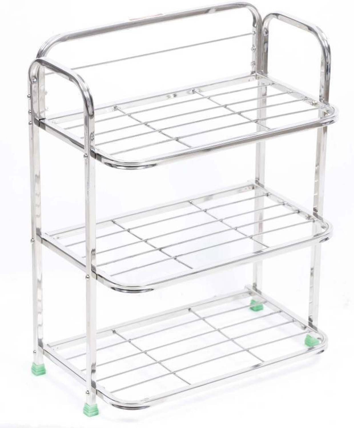 Patelraj Pure Stainless Steel Shoe Stand And Multipurpose Stand Kitchen Stand Book Shelf Metal Shoe Stand Price History