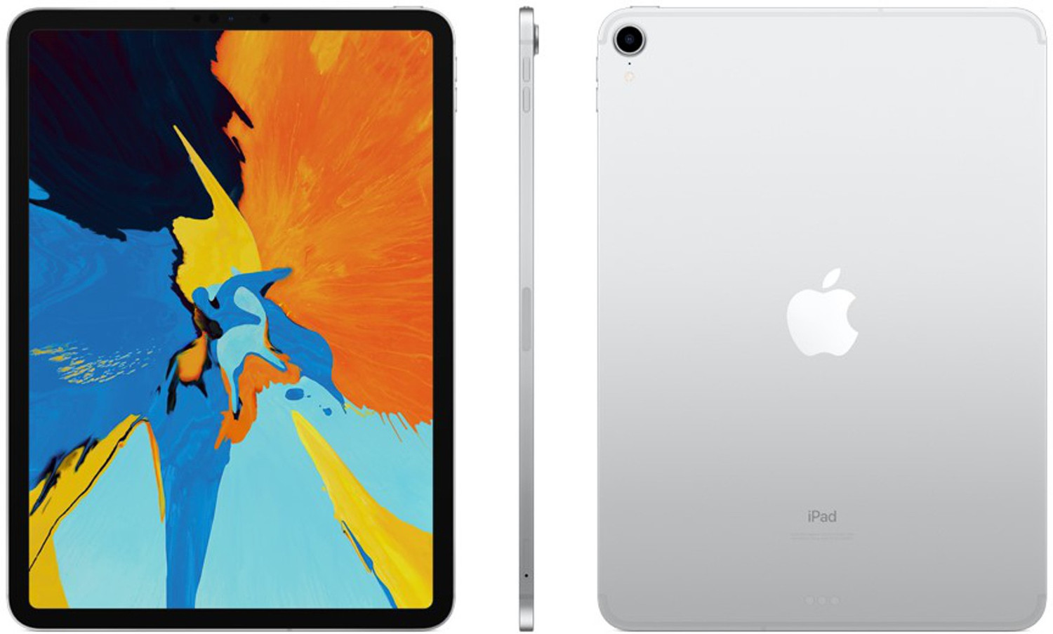 Image of Apple iPad Pro (2018) 512 GB ROM 11 inch with 4G A12x Bionic Chip, 64-bit Architecture with Neural Engine and Embedded M12 Co-processor (Silver)