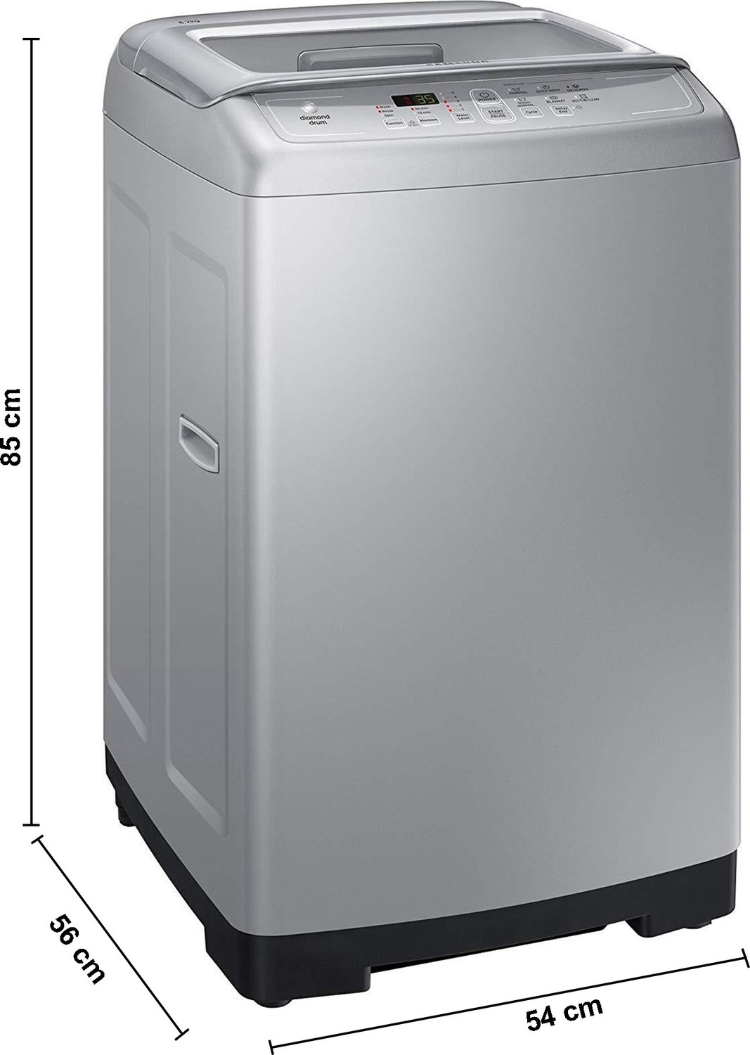Image of Samsung 6.2 kg with Monsoon Feature Fully Automatic Top Load Washing Machine Grey
