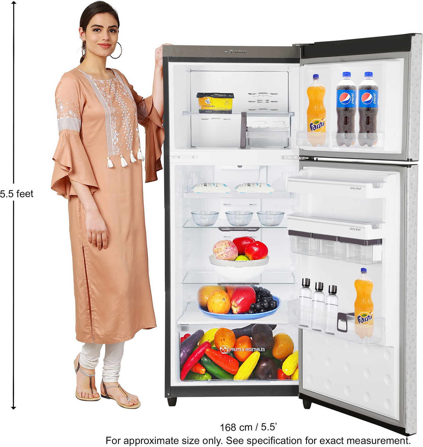 Image of Godrej 331 L Frost Free Double Door 3 Star Refrigerator