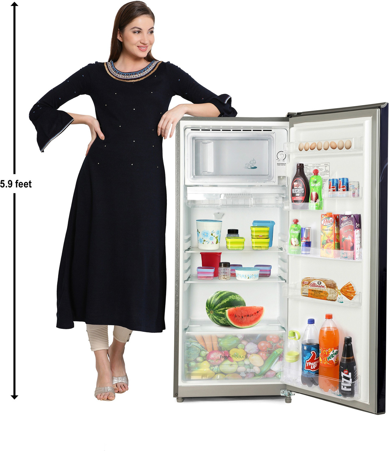 Image of Panasonic 202 L Direct Cool Single Door 2 Star Refrigerator