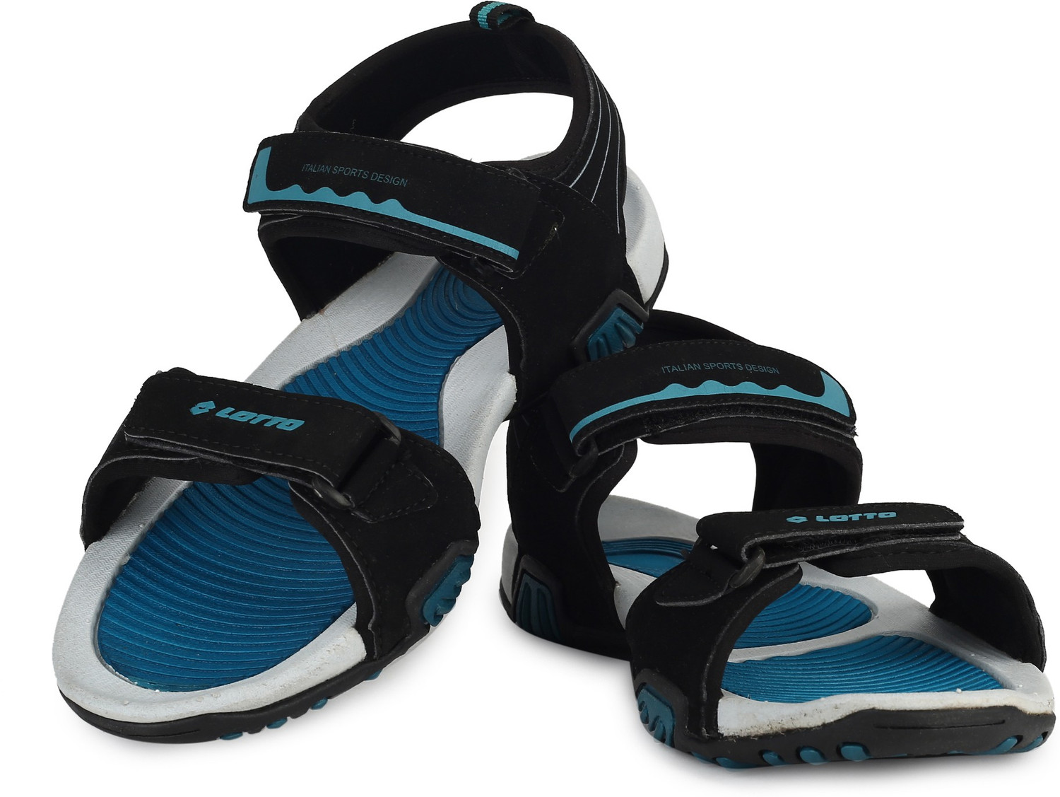 LOTTO Ottavio Men Black Sports Sandals Price History