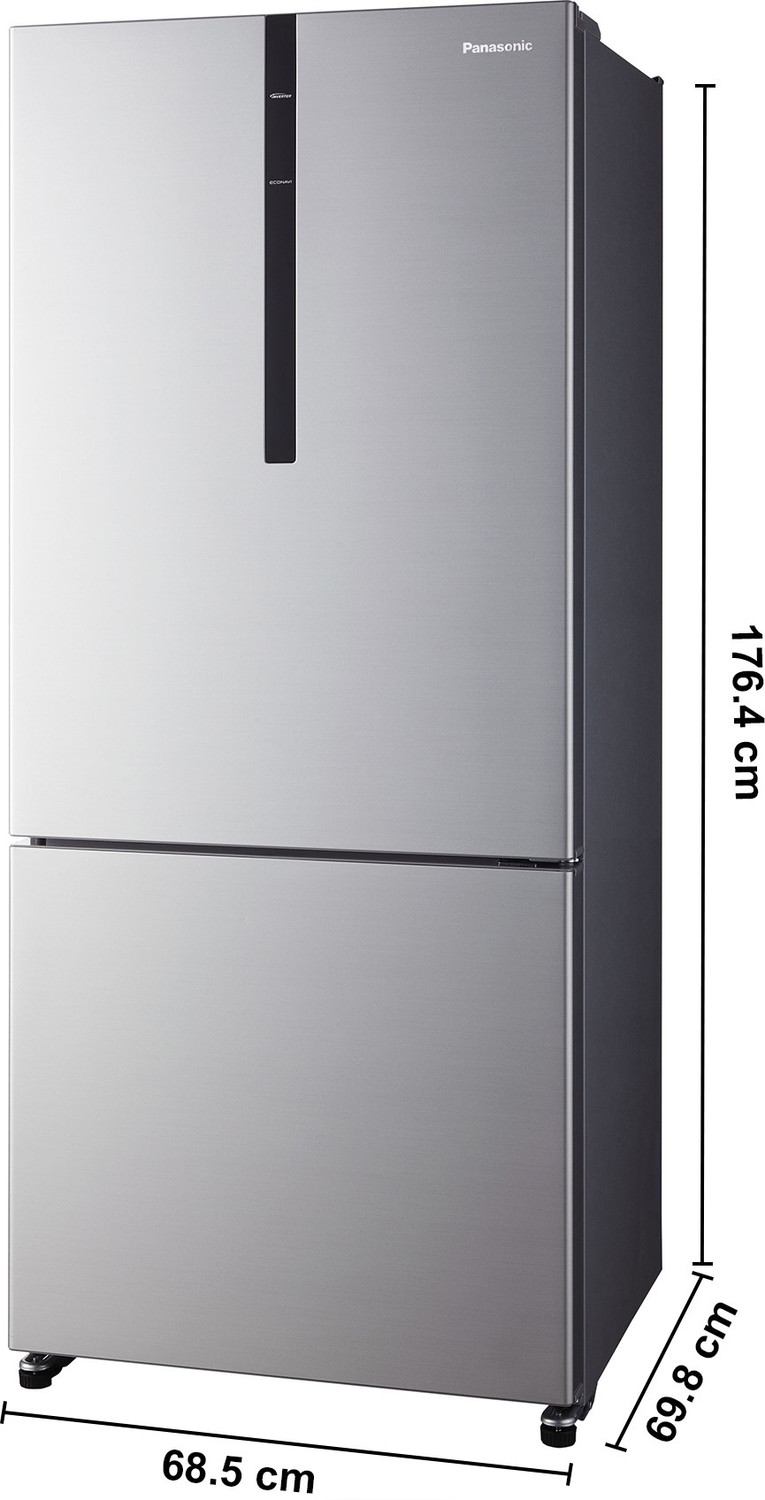 Image of Panasonic 450 L Frost Free Double Door Bottom Mount 3 Star Refrigerator
