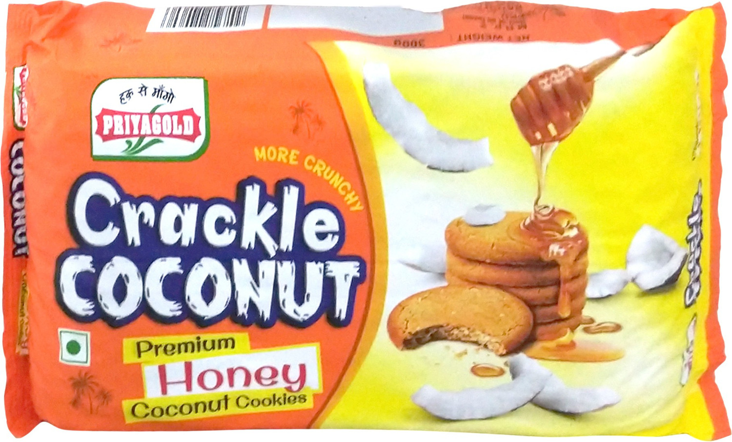 Image of Priyagold Crackle Coconut & Honey Cookies Biscuit