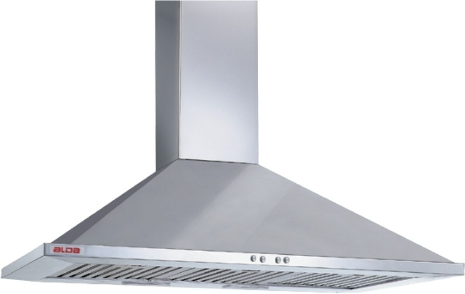Image of Alda 60Cm 1000 M3 /Hr Chimney Stainless Steel Pyramid Hood 658 PB Wall Mounted Steel 1000 CMH Chimney