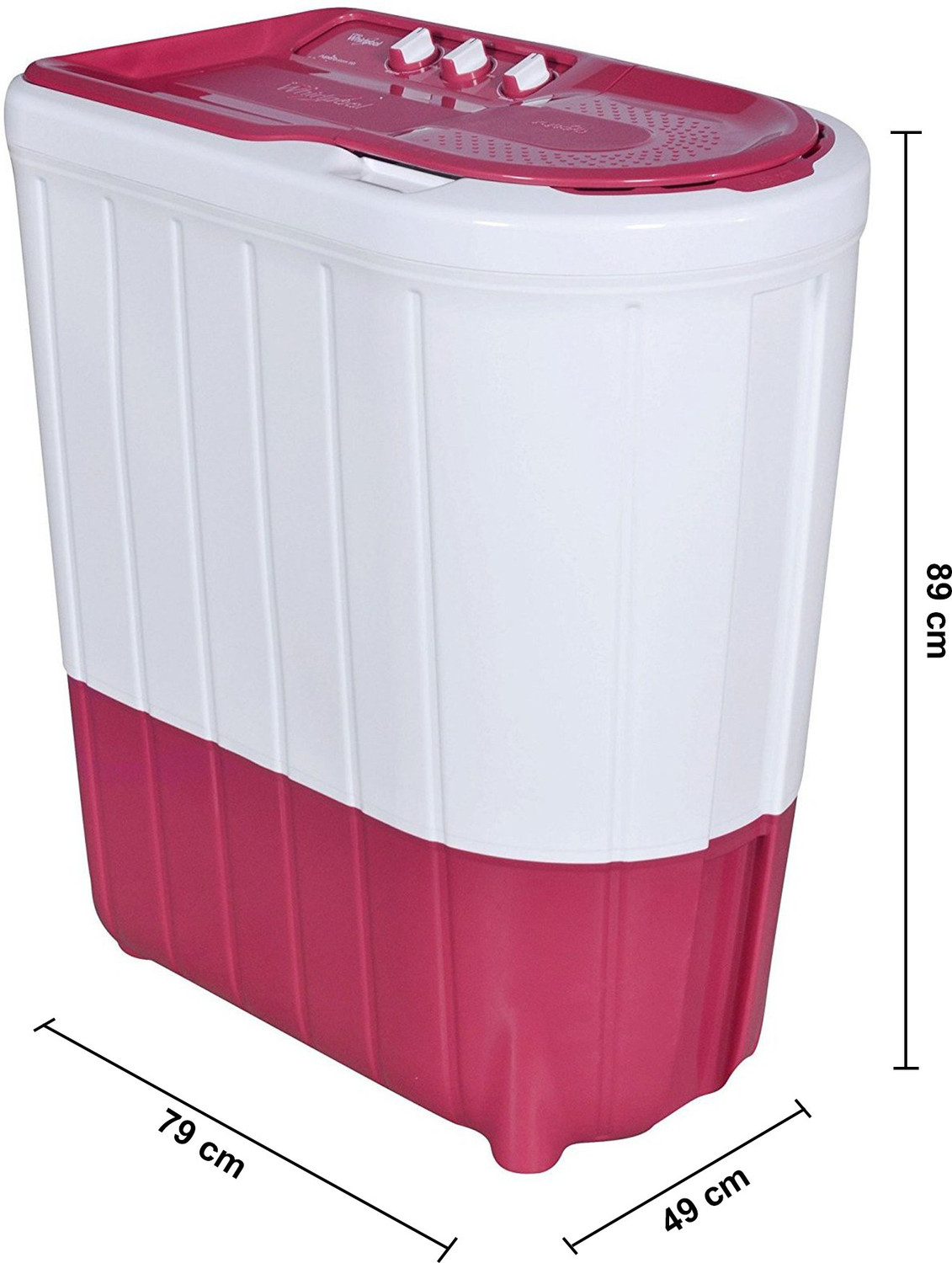 Image of Whirlpool 6 kg Semi Automatic Top Load Washing Machine Pink