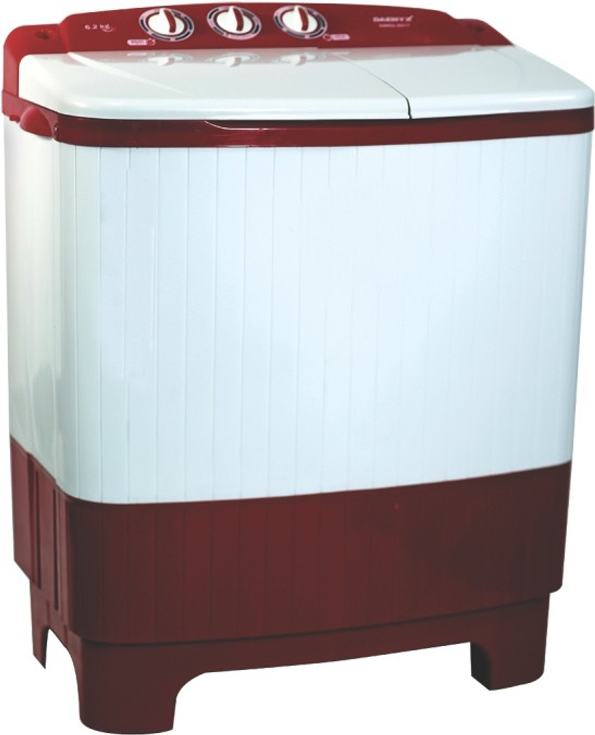 Image of Daenyx 6.2 kg Semi Automatic Top Load Washing Machine Red, White