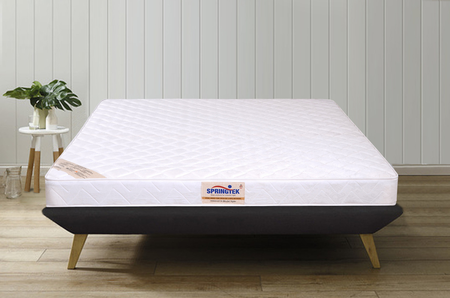 Image of SPRINGTEK Dual Comfort Hard & Soft Flip Reversible Both Side 5 inch King PU Foam Mattress