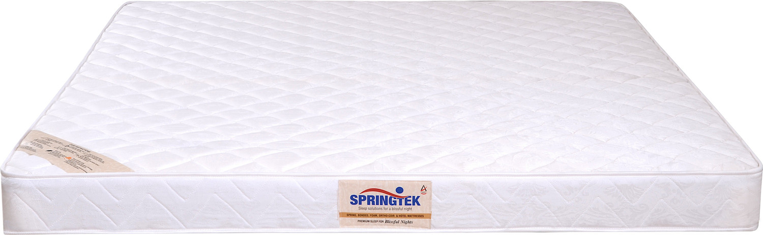 Image of SPRINGTEK Dual Comfort Hard & Soft Flip Reversible Both Side 5 inch King PU Foam Mattress