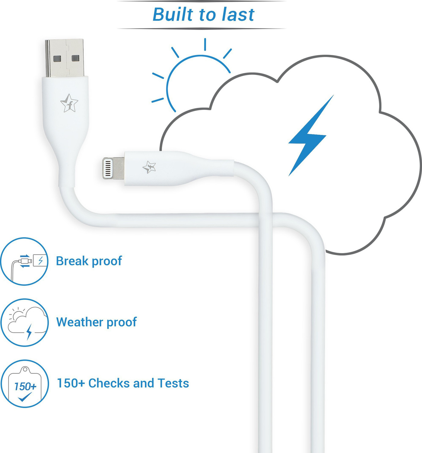 Image of Flipkart SmartBuy Apple MFi Certified Lightning Cable
