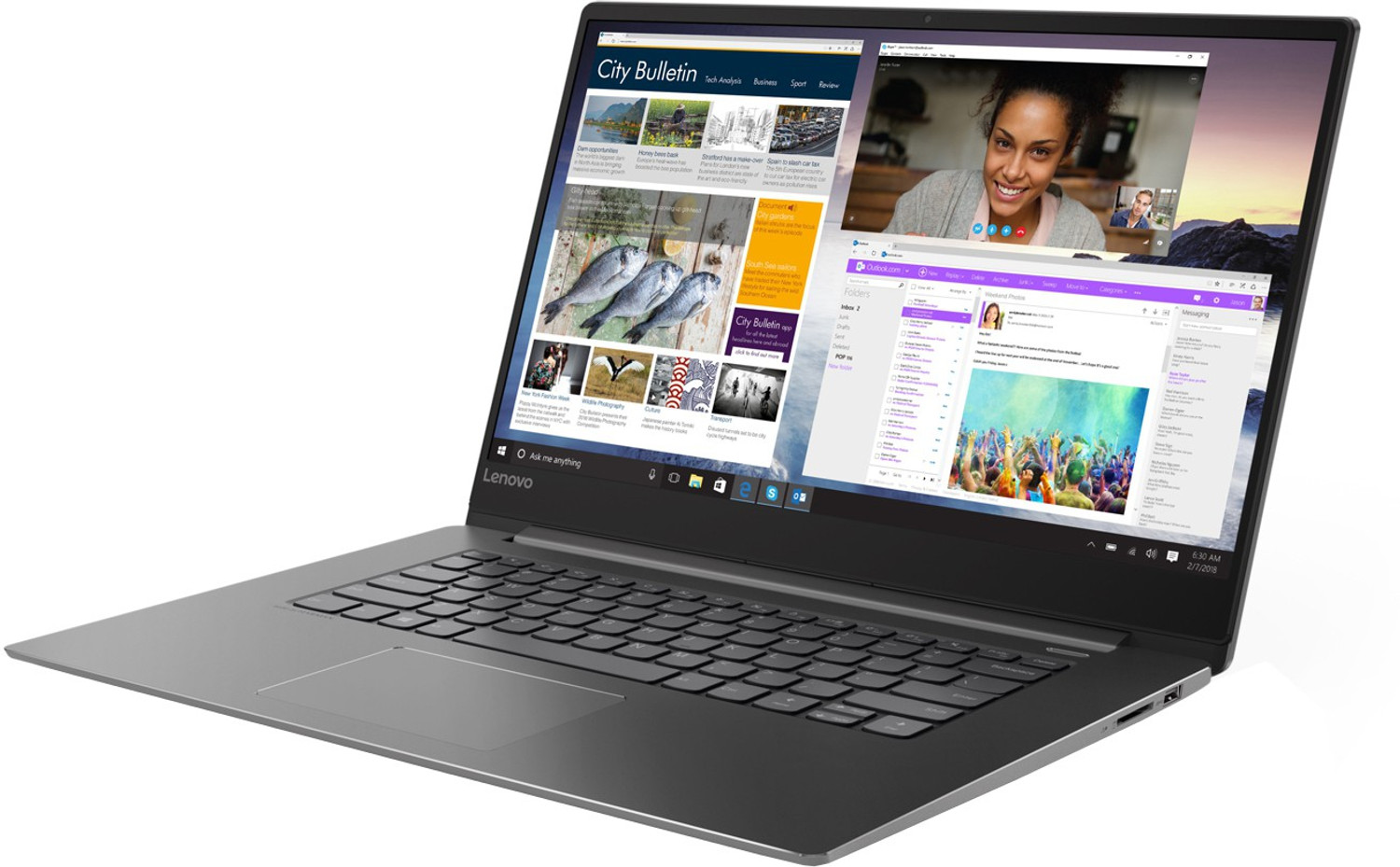 Image of Lenovo Ideapad 530s Intel Core i5 8th Gen 8250U - (8 GB /512 GB SSD /Windows 10 Home /2 GB Graphics) 530S-15IKB Thin and Light Laptop