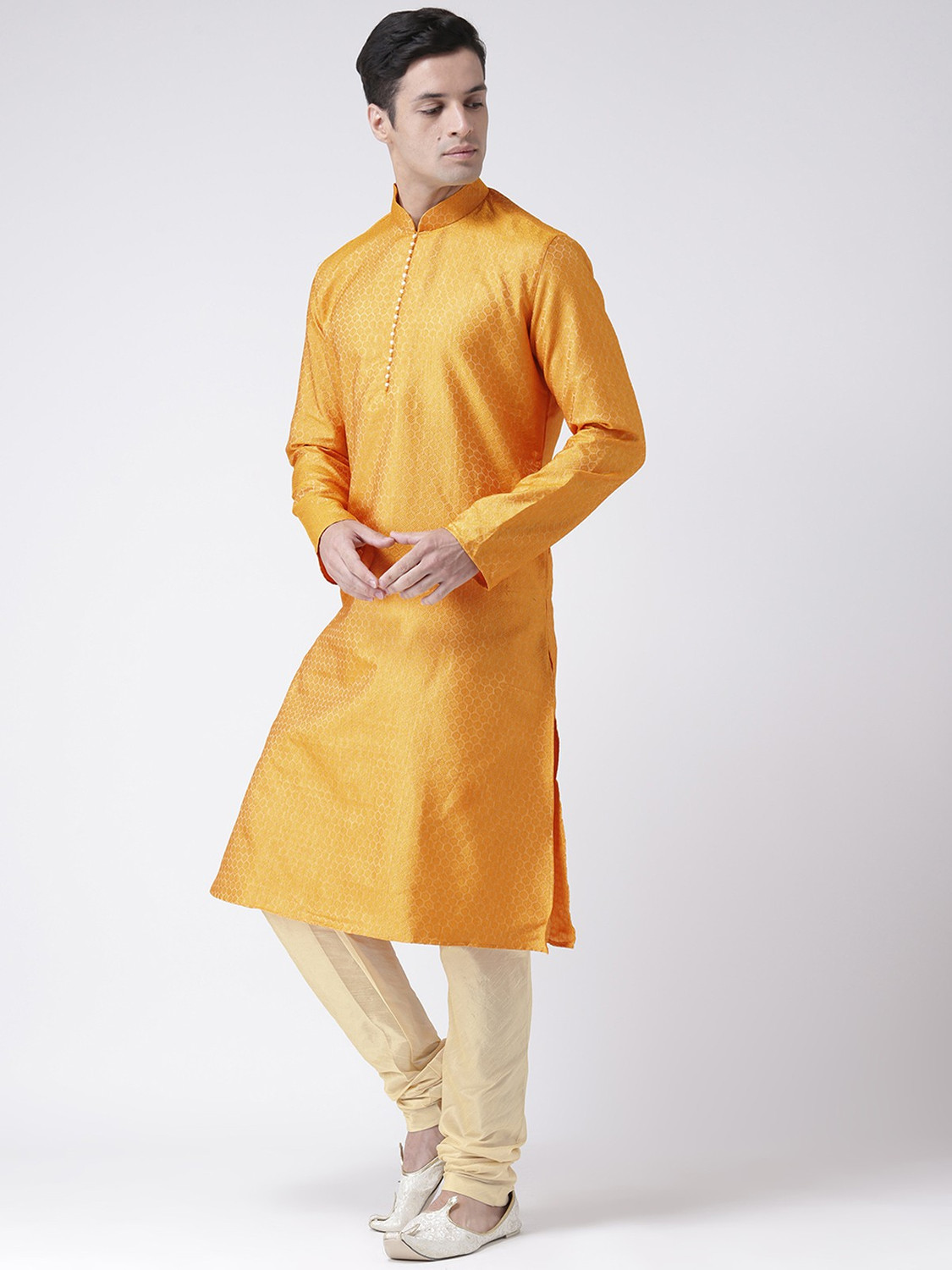 Image of DEYANN Men Kurta Churidar Set