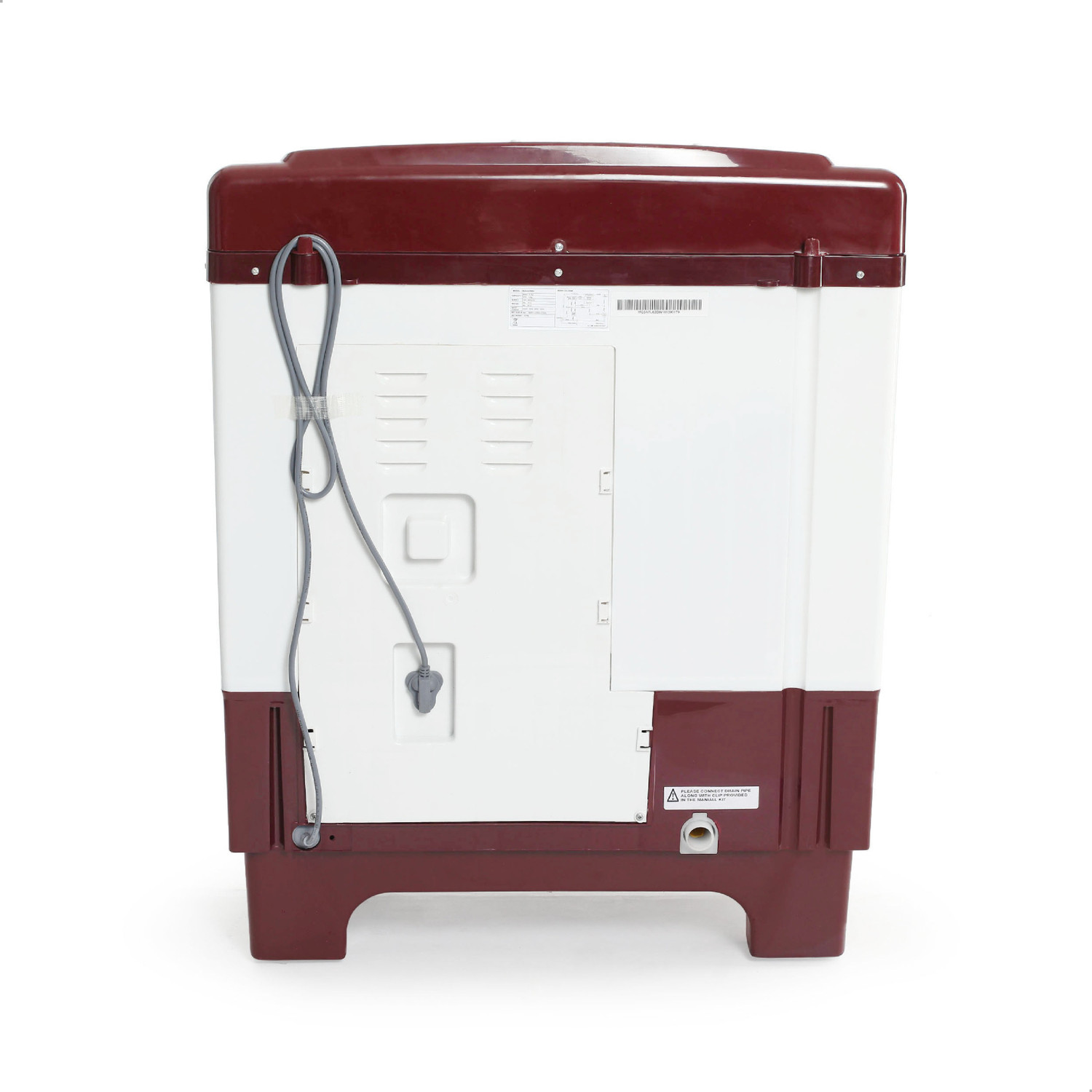 Image of MarQ by Flipkart 6.2 kg Semi Automatic Top Load Washing Machine Maroon