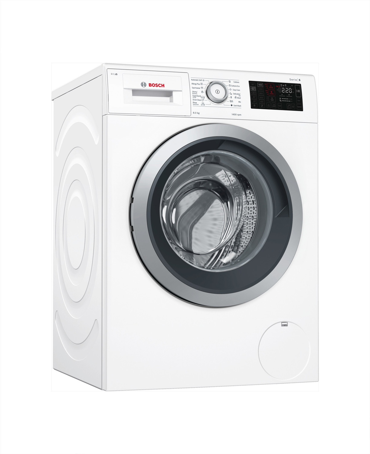 Image of BOSCH 8 kg Inverter1400RPM Fully Automatic Front Load Washing Machine White