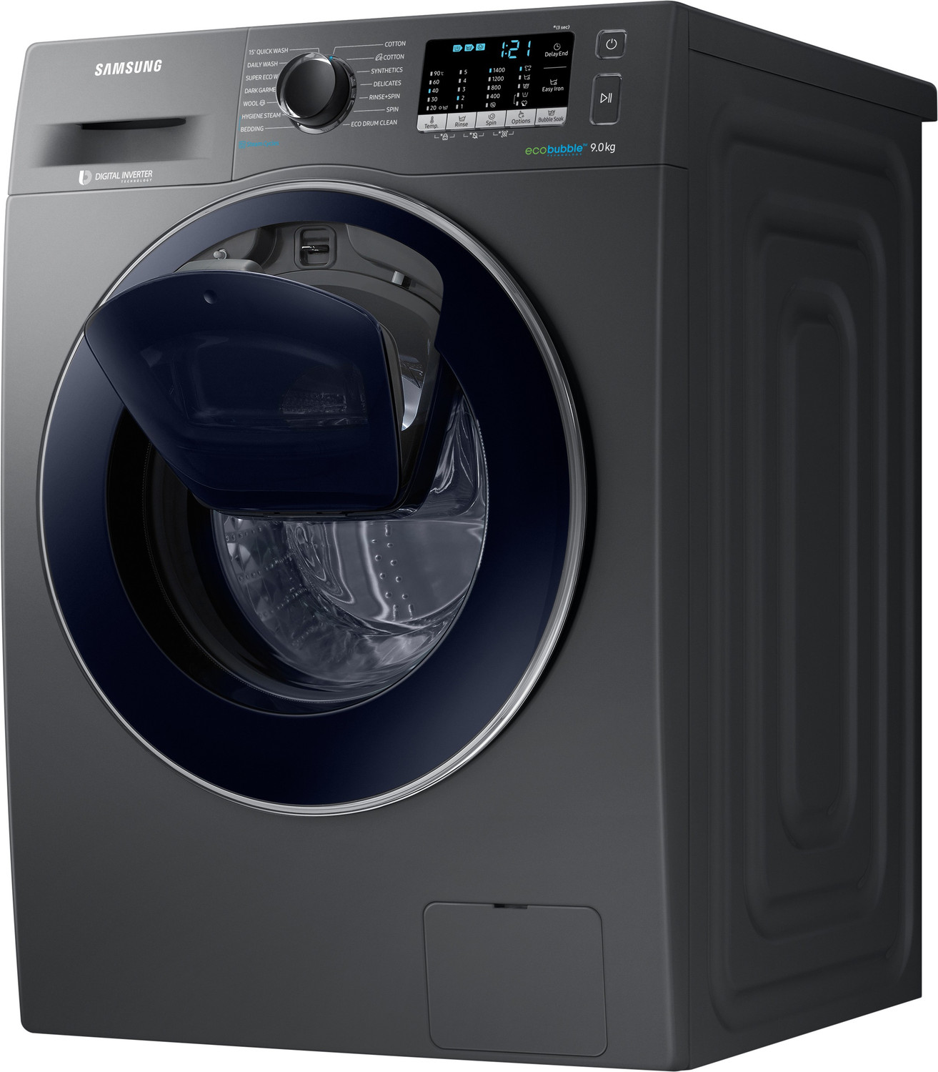 Image of Samsung 9 kg Fully Automatic Front Load Washing Machine with In-built Heater Grey