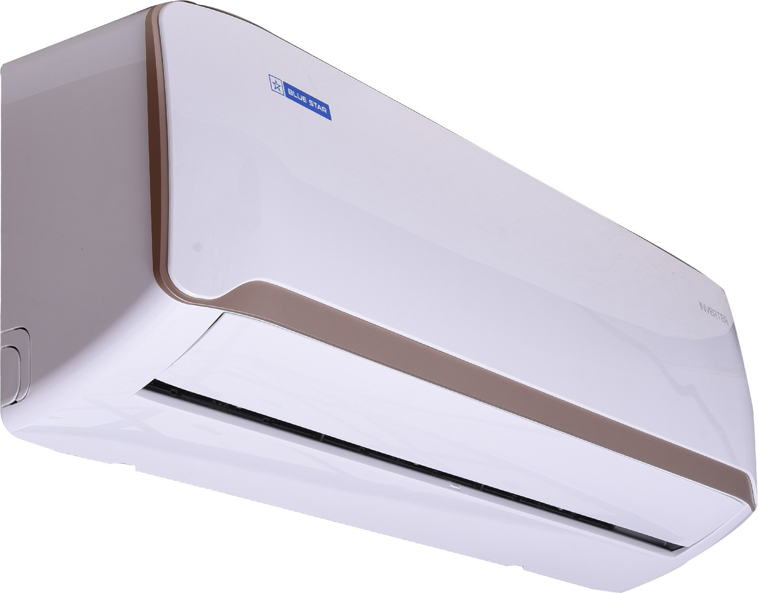 Image of Blue Star 1.5 Ton 5 Star Split Inverter AC - White, Brown (BI-5CNHW18QATU /BO-5CNHW18QATU, Copper Condenser)