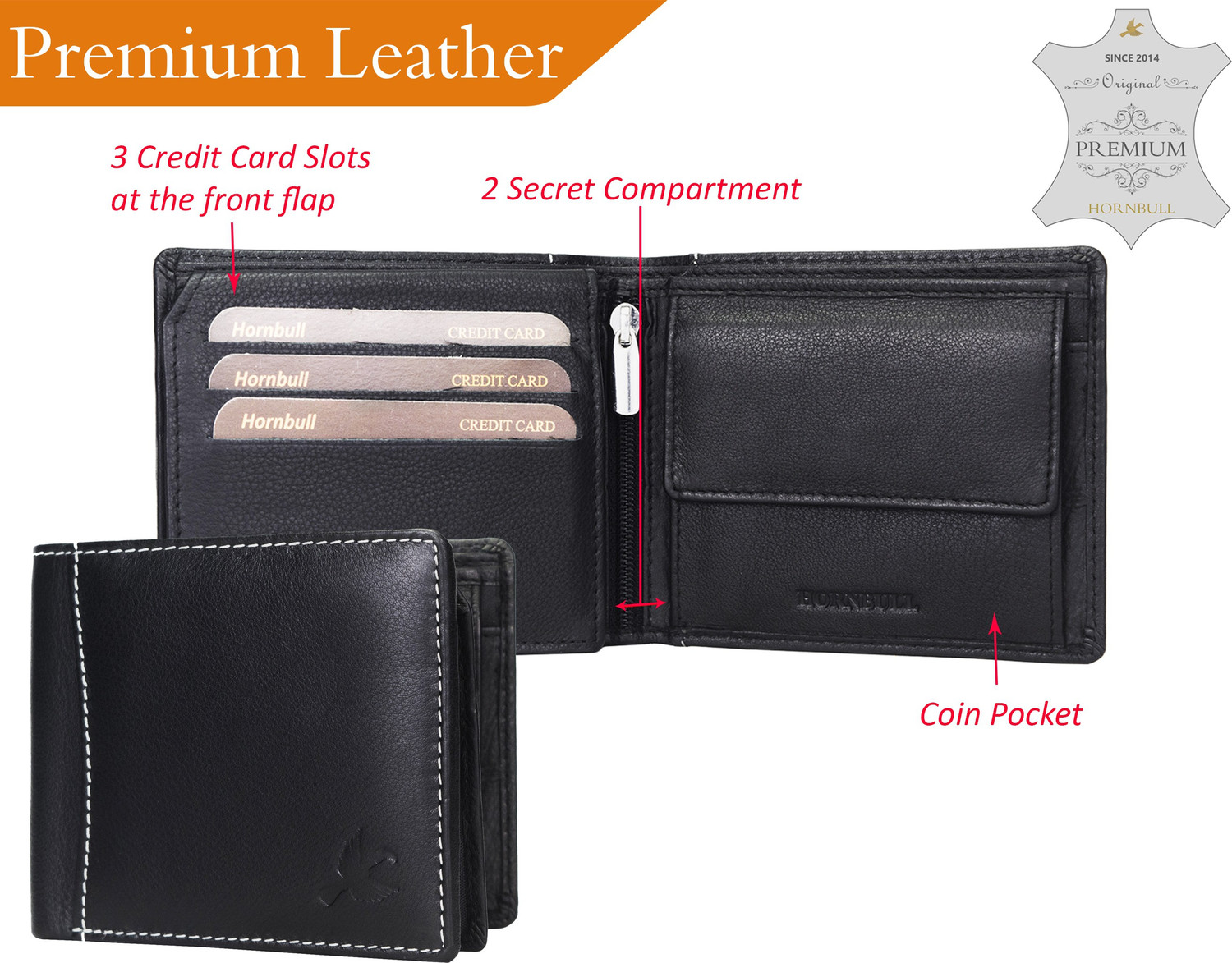 Image of HORNBULL Wallet & Belt Combo