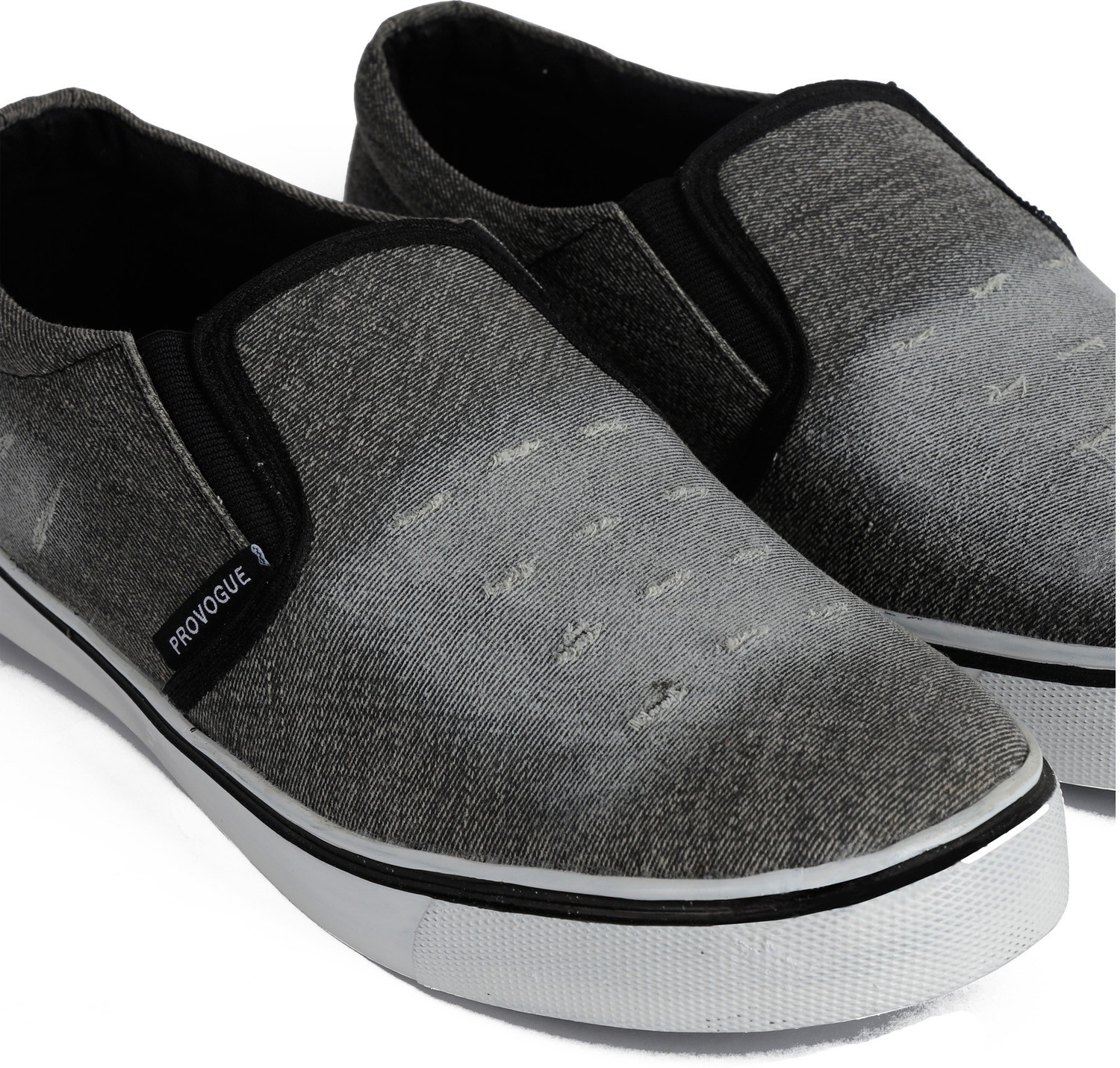 PROVOGUE Canvas Shoes For Men Black Price History