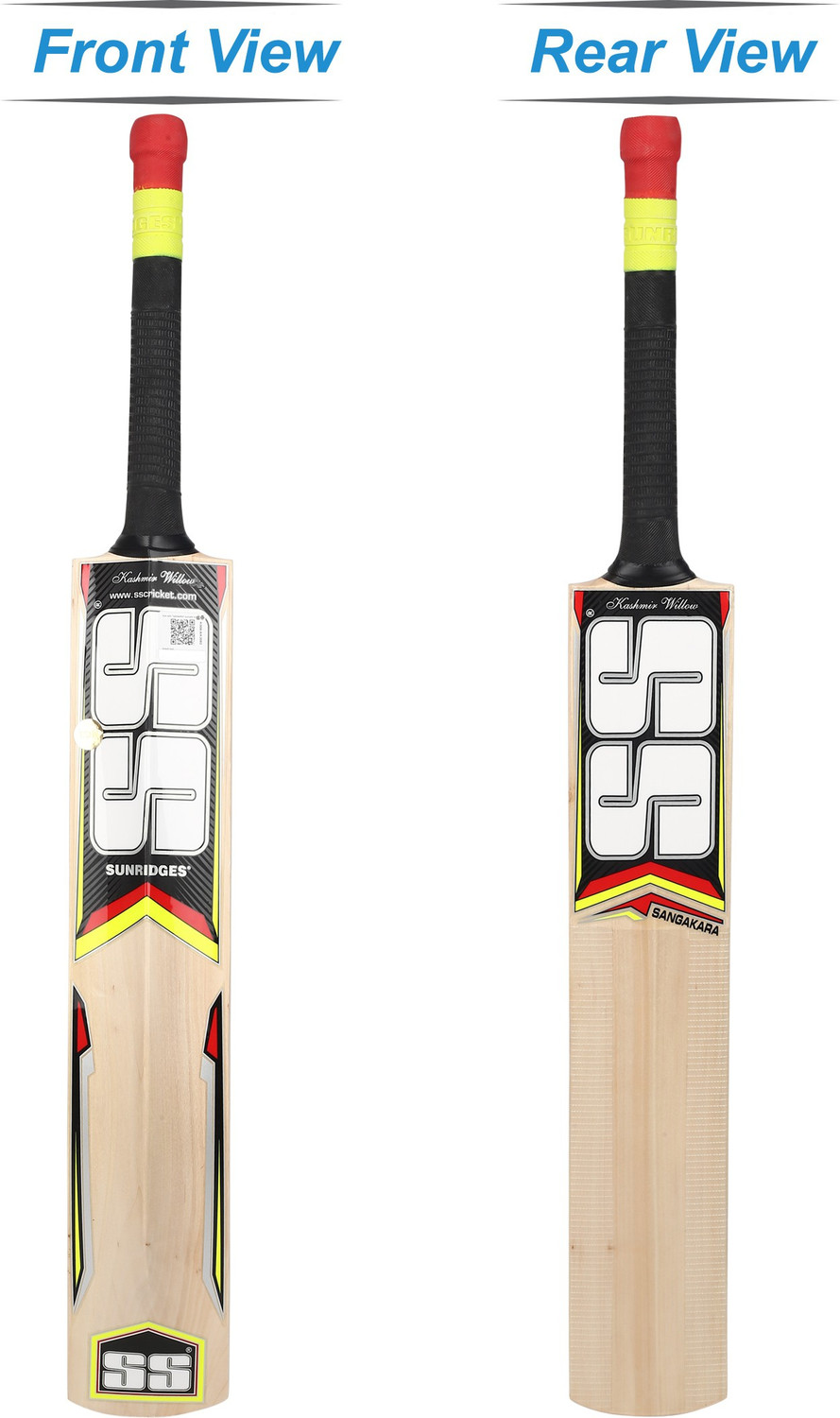 Image of SS SANGAKARA KW Kashmir Willow Cricket Bat For 15+ Yrs