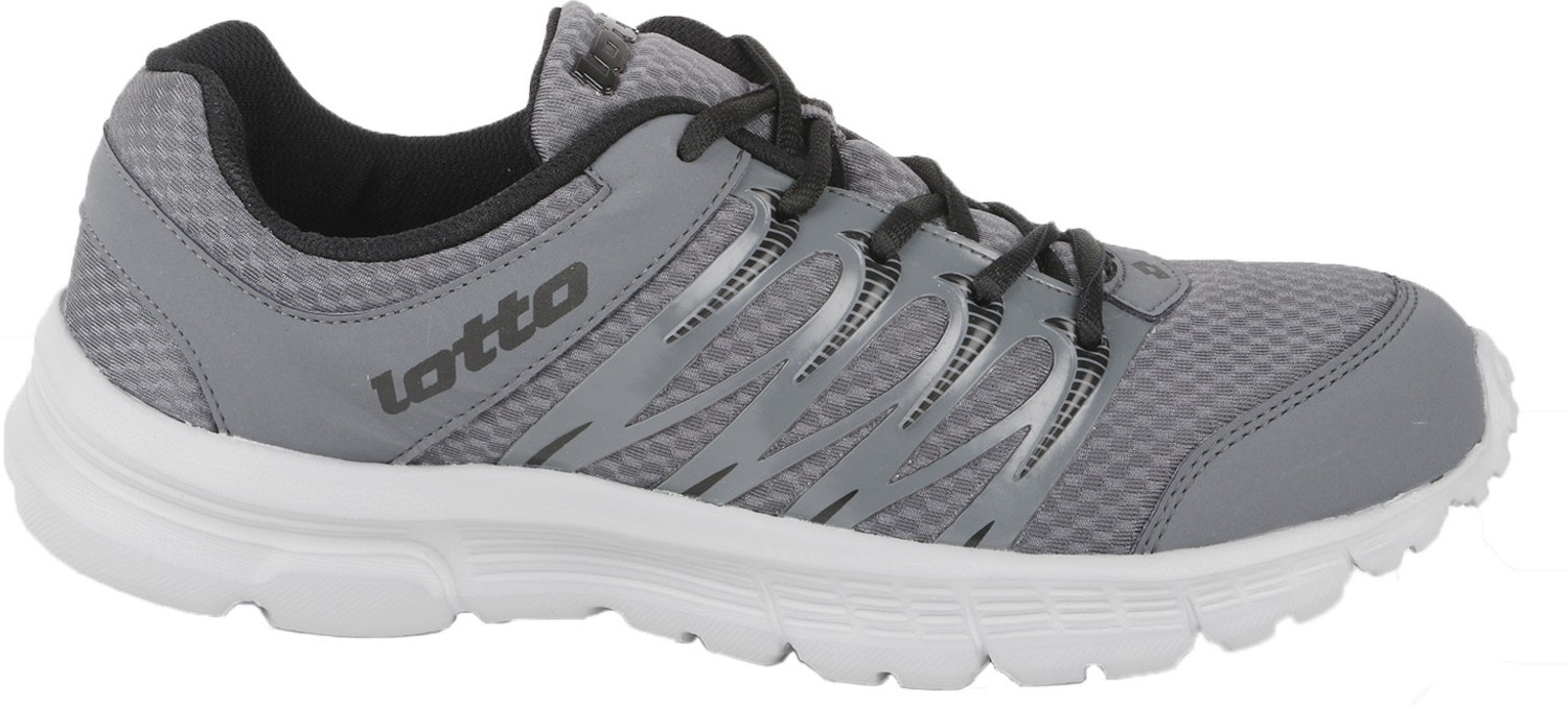 Image of LOTTO Adriano Grey /Black RUNNING SHOES For MEN 8 Running Shoe For Men