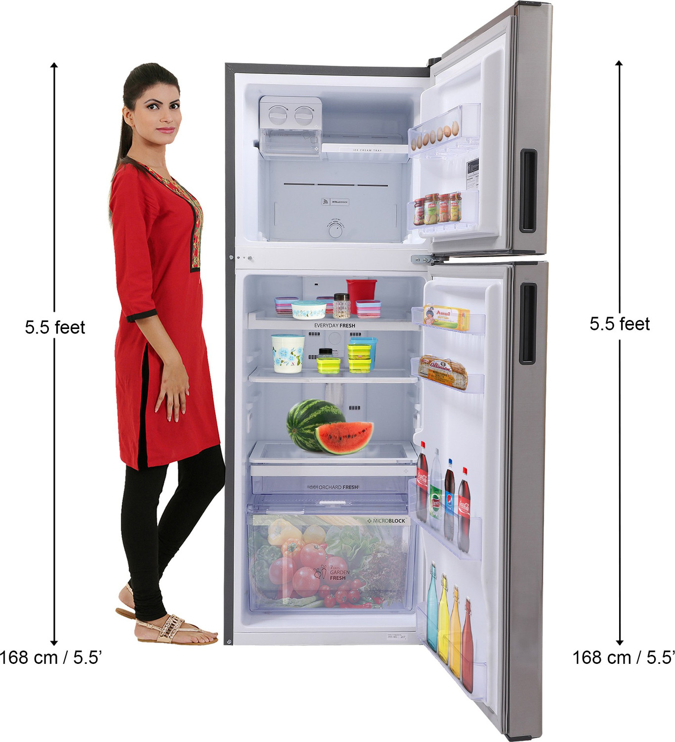 Image of Whirlpool 340 L Frost Free Double Door 4 Star Convertible Refrigerator