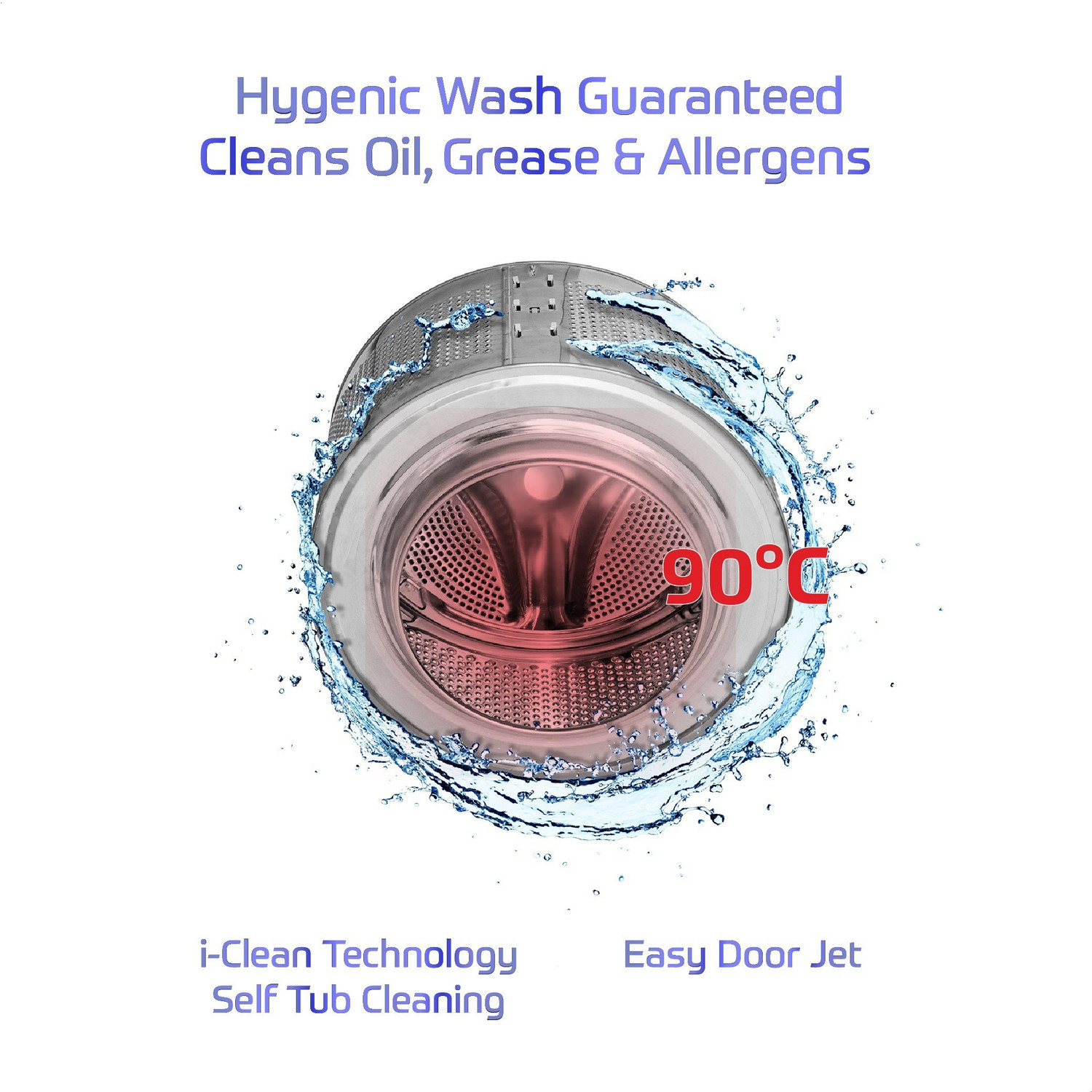 Image of MarQ by Flipkart 10.2 kg Garment Sterilization Fully Automatic Front Load Washing Machine with In-built Heater Silver