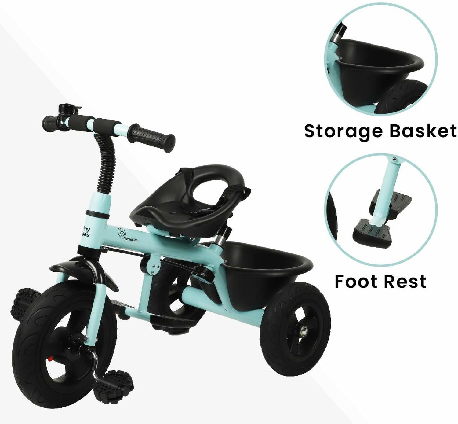 R for Rabbit Tiny Toes Grand Baby Tricycle Smart Plug Play