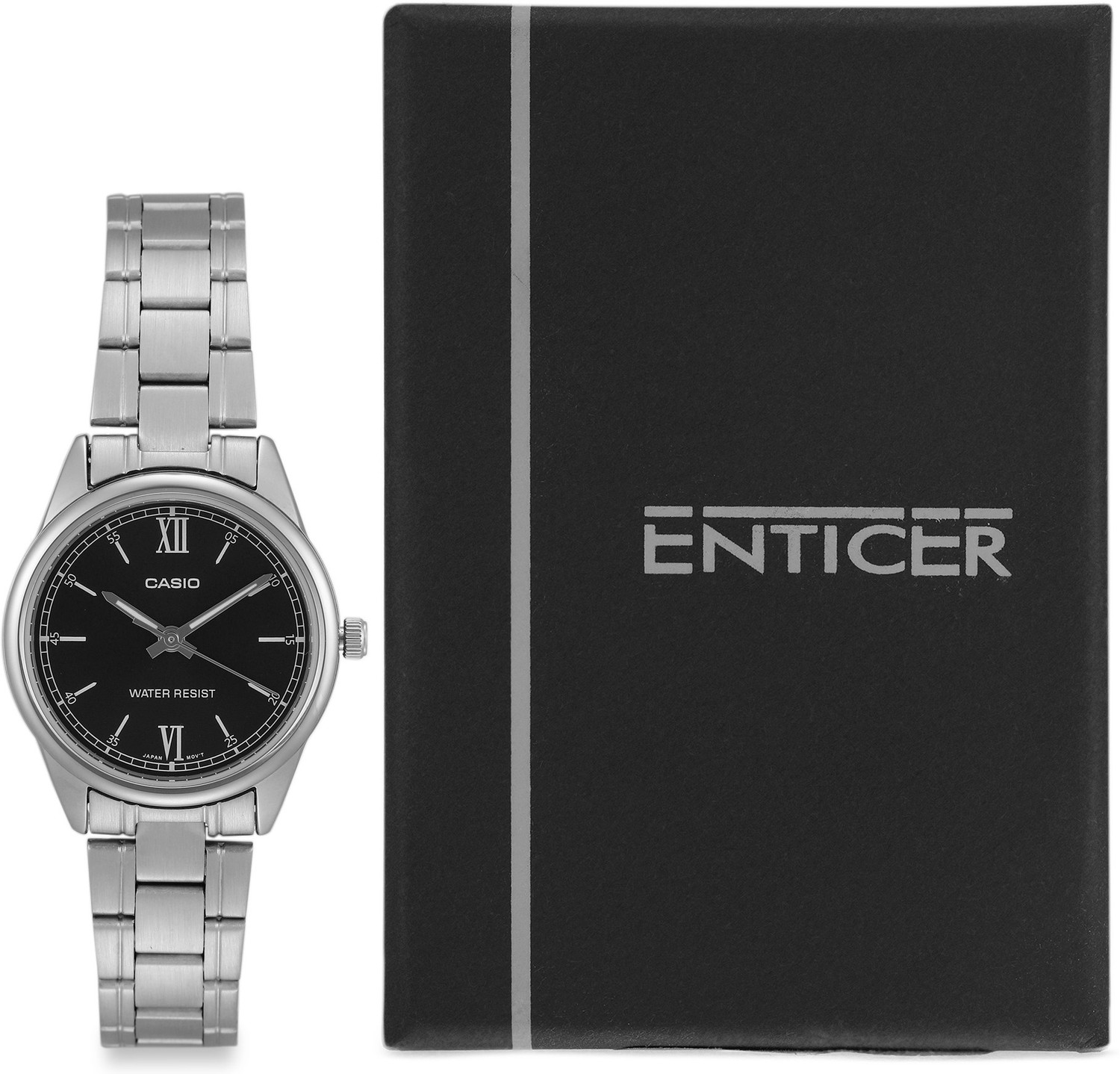 Image of CASIO LTP-V005D-1B2UDF Enticer Lady's ( LTP-V005D-1B2UDF ) Analog Watch - For Women