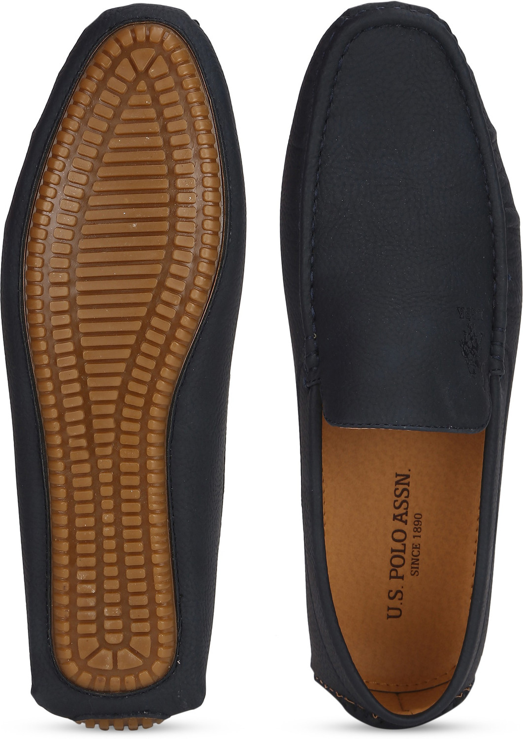 Us polo drabby leather slippers