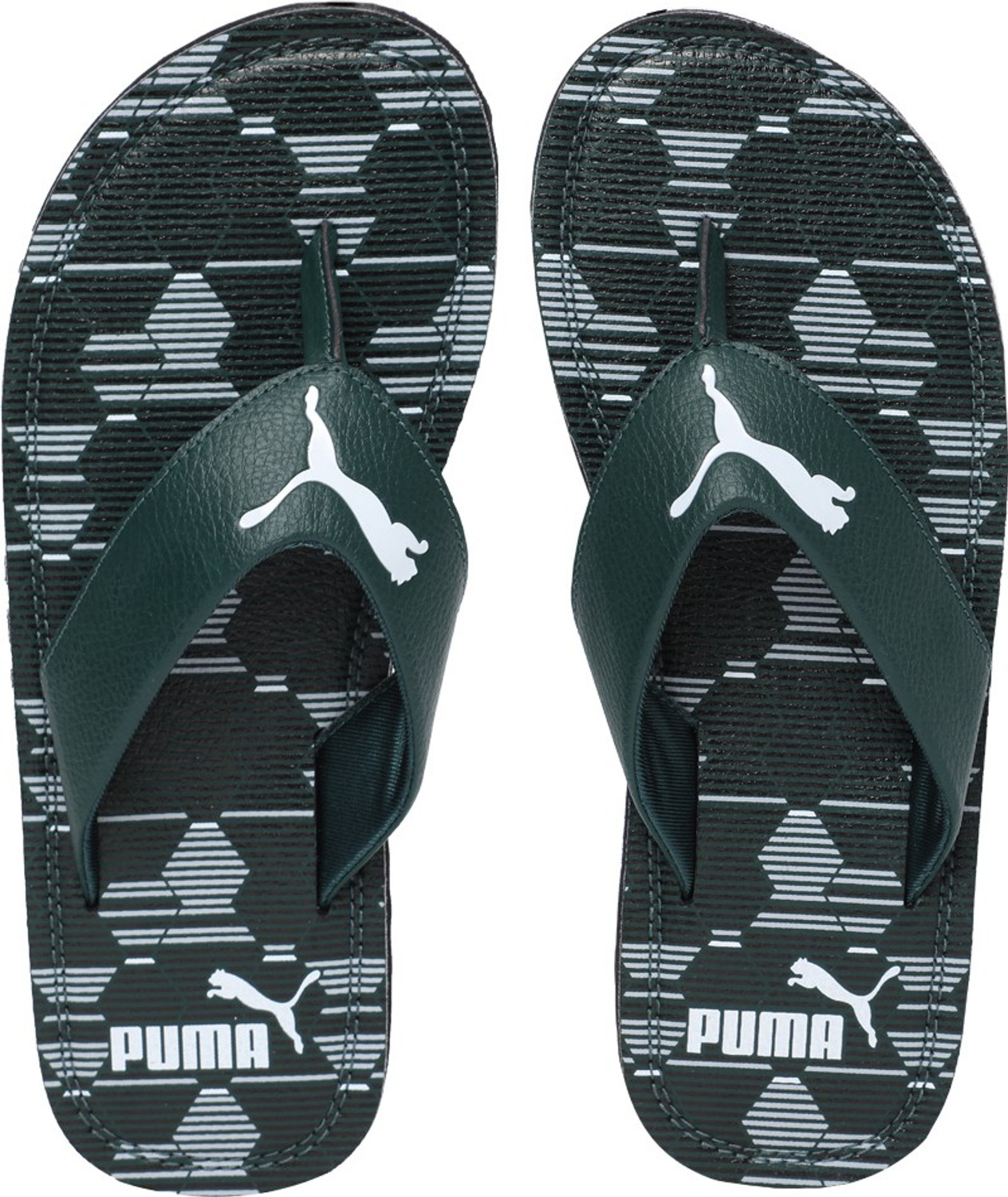 PUMA Men Ketava Graphic v2 Slippers Green 9 Price History