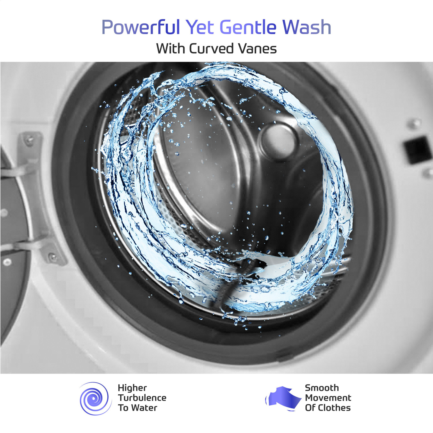 Image of MarQ by Flipkart 7.5 kg Fully Automatic Front Load Washing Machine with In-built Heater White