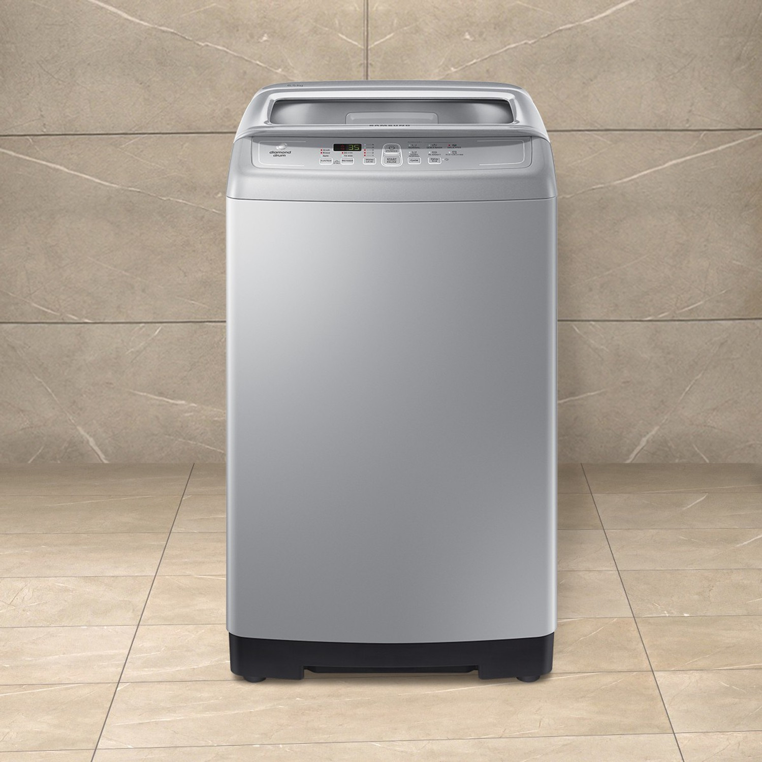 Image of Samsung 6.2 kg with Monsoon Feature Fully Automatic Top Load Washing Machine Grey