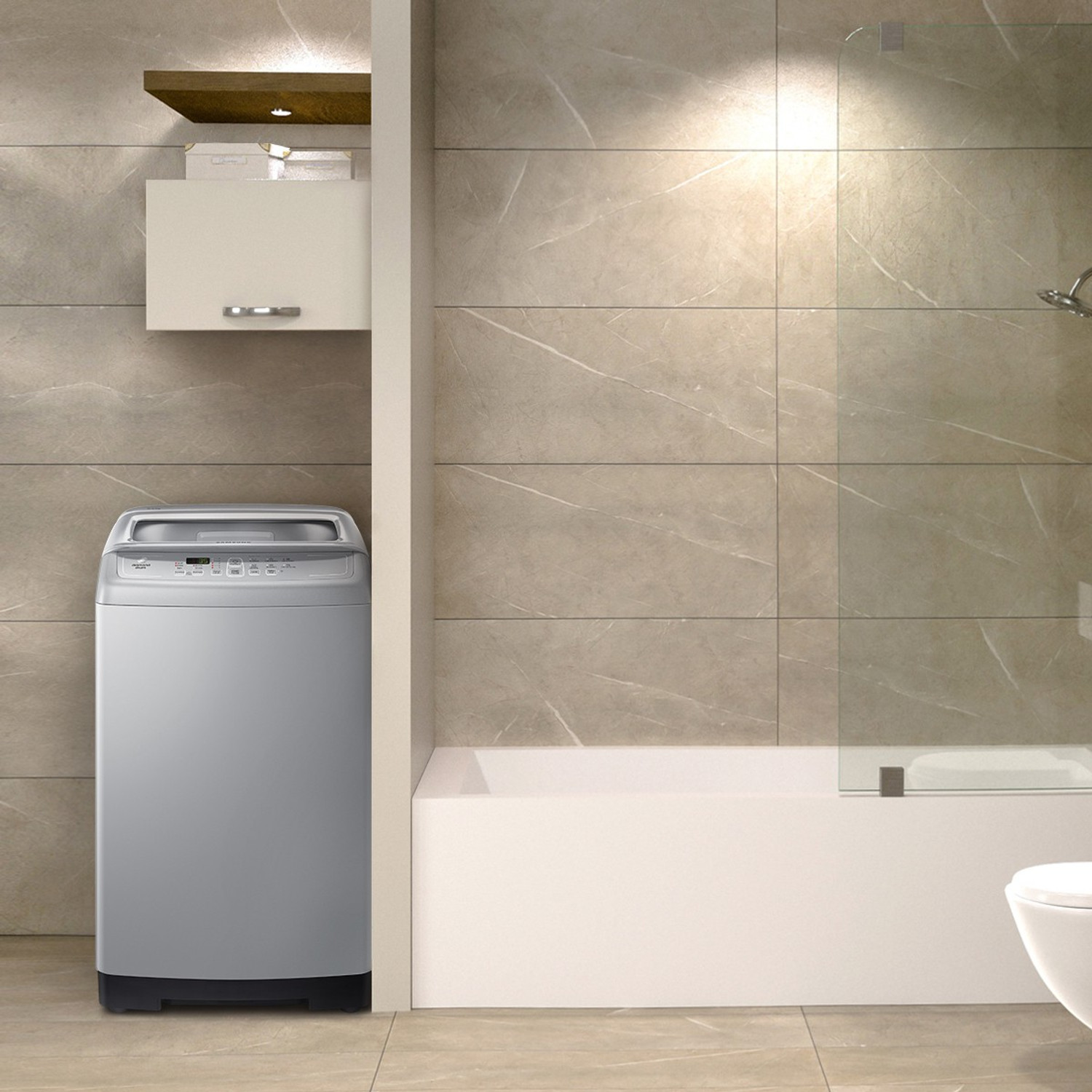 Image of Samsung 6.2 kg with Monsoon Feature Fully Automatic Top Load Washing Machine Grey