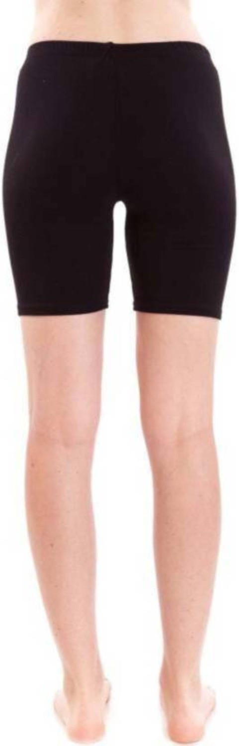 Image of Apraa & Parma Sports Solid Women Black Cycling Shorts