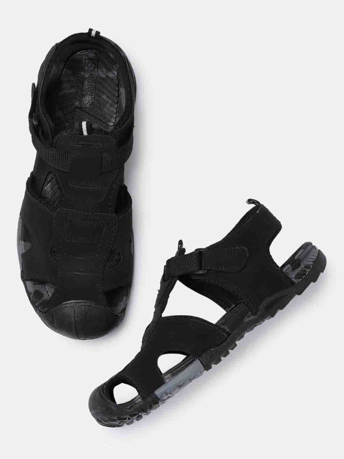 Roadster black sandals clearance