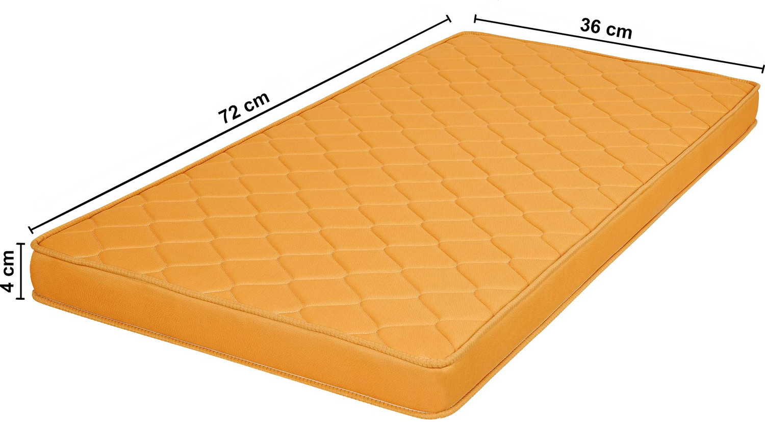 Image of Starlite Splendors Select by Sleepwell Extra Firm PUF 4 inch Single PU Foam Mattress
