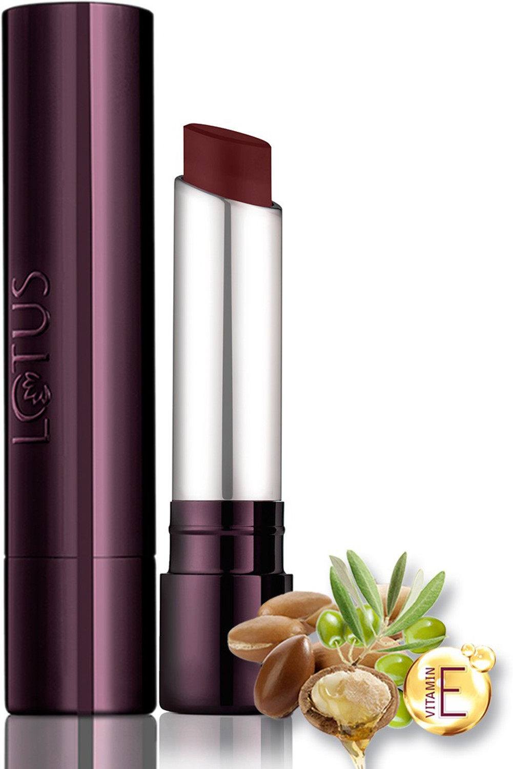 Image of LOTUS MAKE - UP Proedit Silk Touch Matte Lip Color Wine Whim SM08 (Wine, 4.2 g)