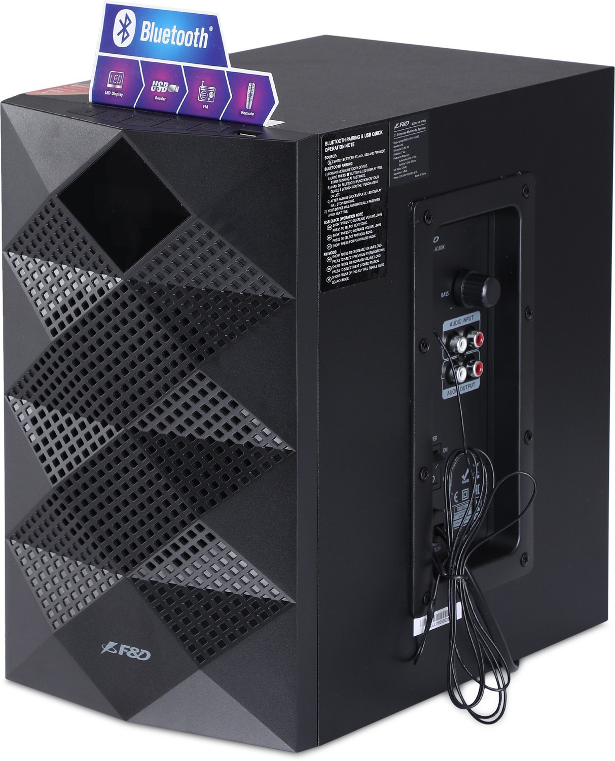 Image of F&D A180X 84 W Portable Bluetooth Home Theatre