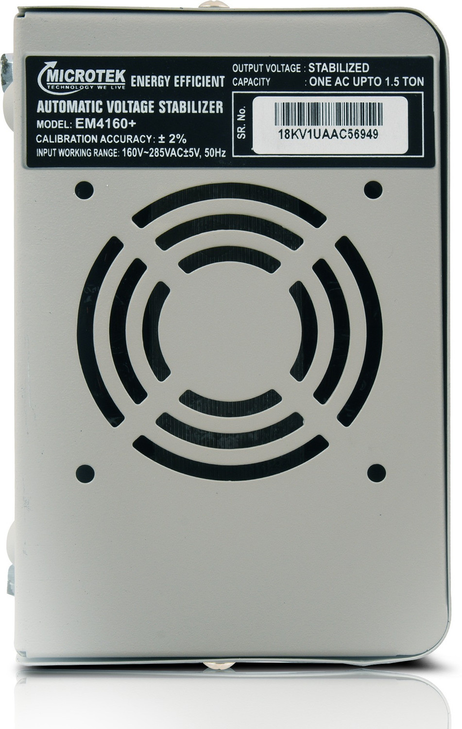 Image of Microtek EM4160+ Digital Display For AC upto 1.5Ton (160V-285V) Voltage Stabilizer