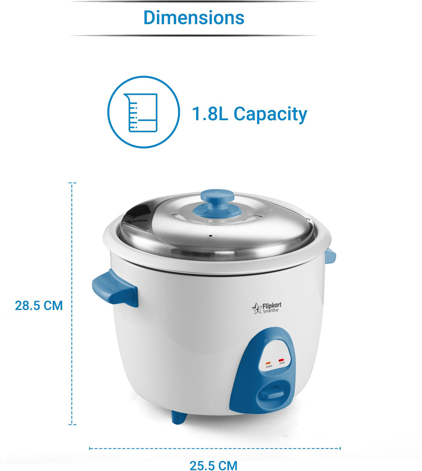 Image of Flipkart SmartBuy CFXB18 Electric Rice Cooker