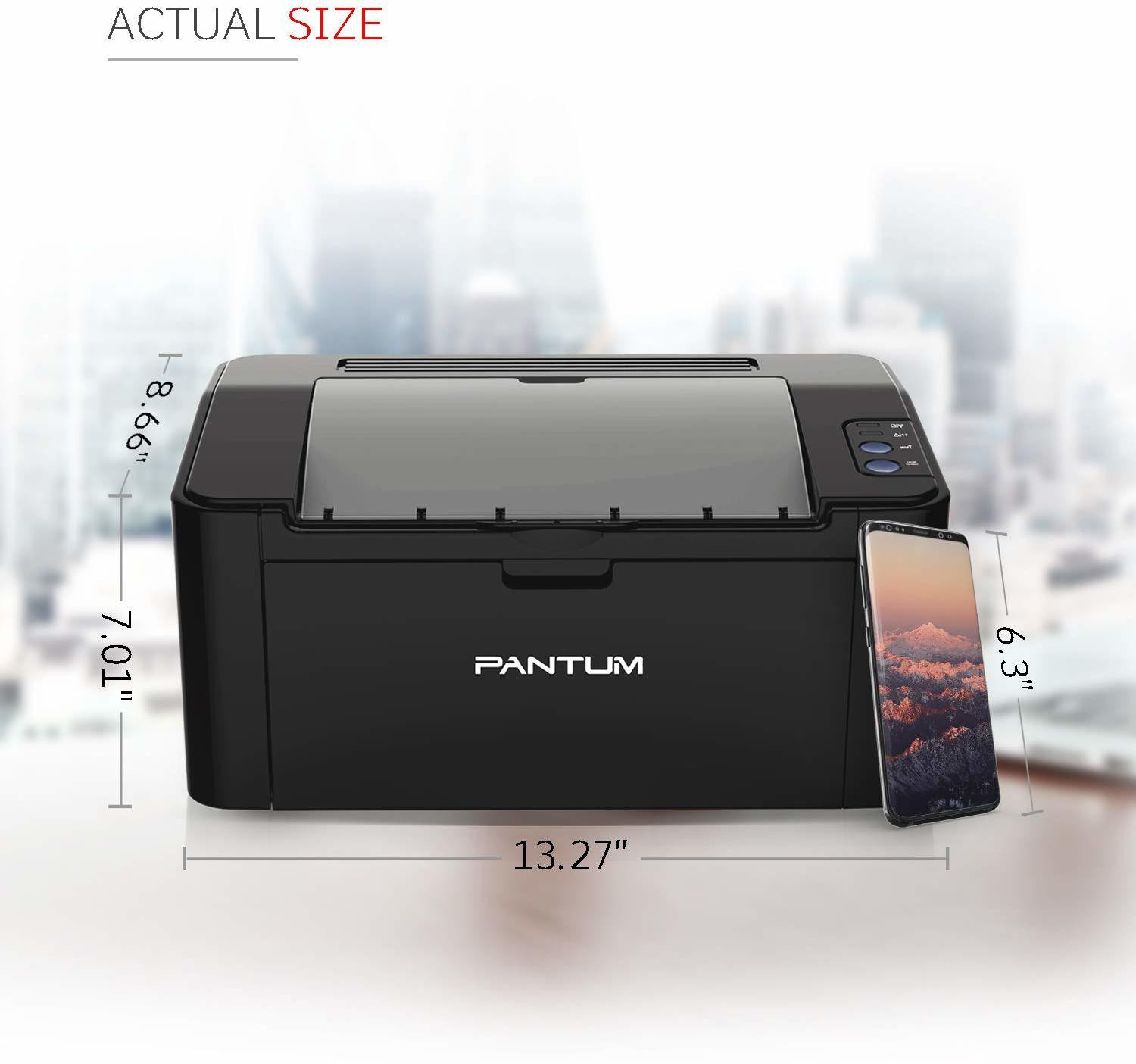 Image of PANTUM P25500 SERIES 2518 Single Function Monochrome Laser Printer (Black, Toner Cartridge)