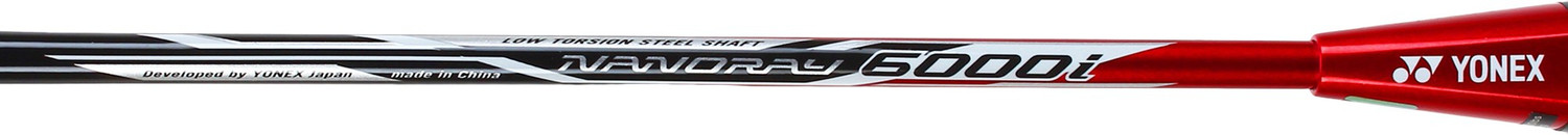 Image of YONEX Nanoray 6000i Red, Black Strung Badminton Racquet