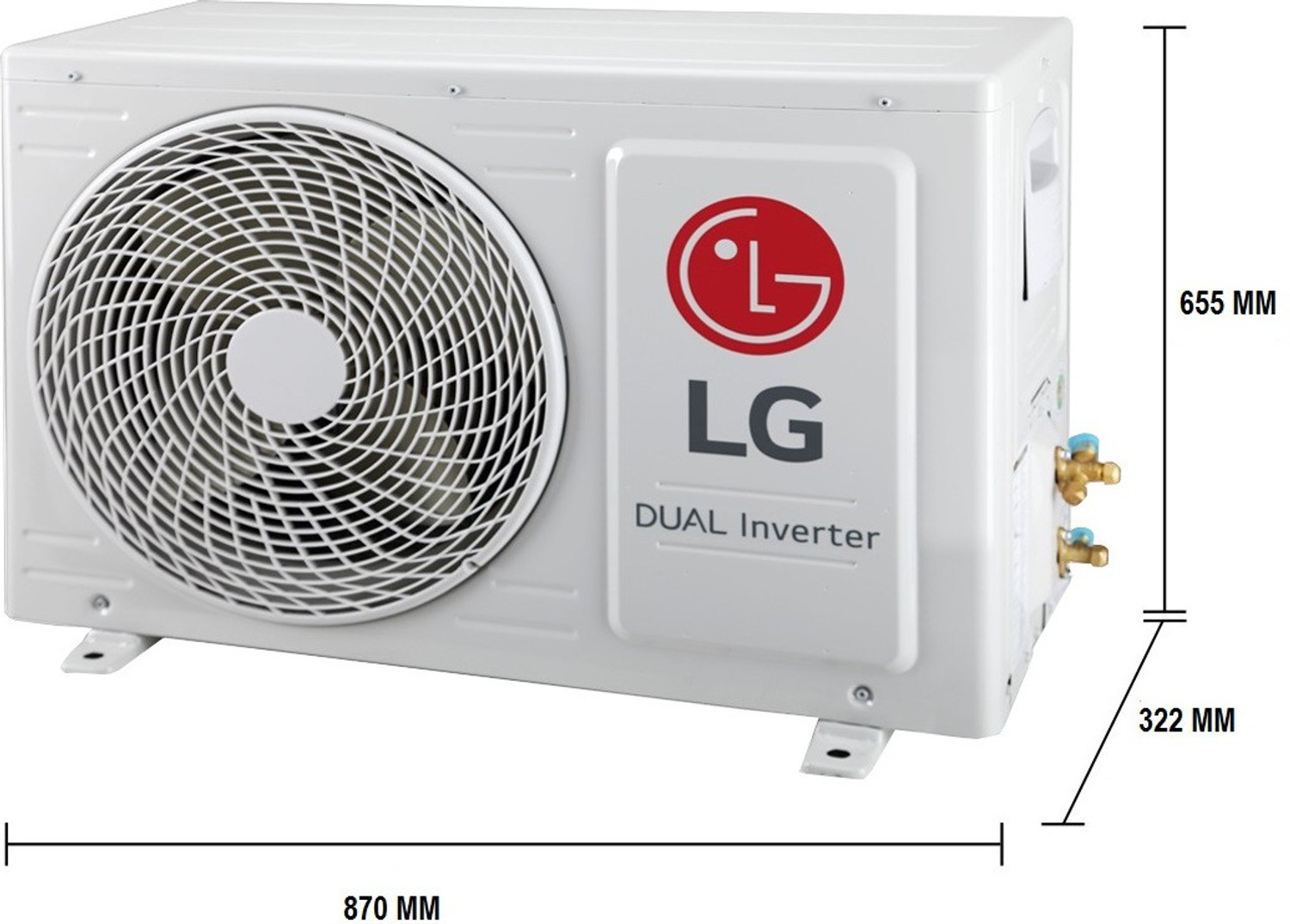 Image of LG 2020 Model 2 Ton 3 Star Split Dual Inverter AC