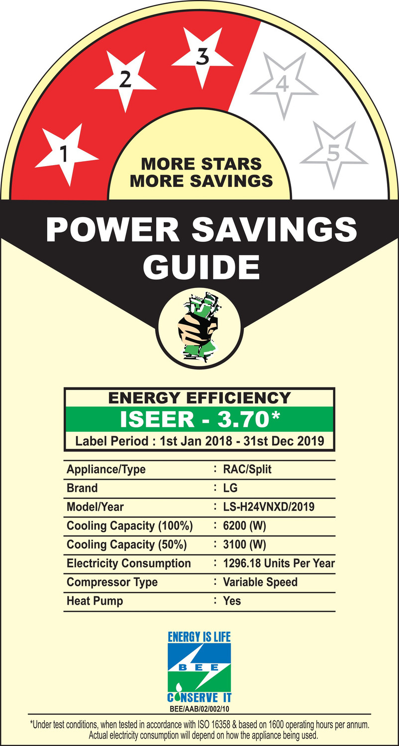 Image of LG 2020 Model 2 Ton 3 Star Split Dual Inverter AC