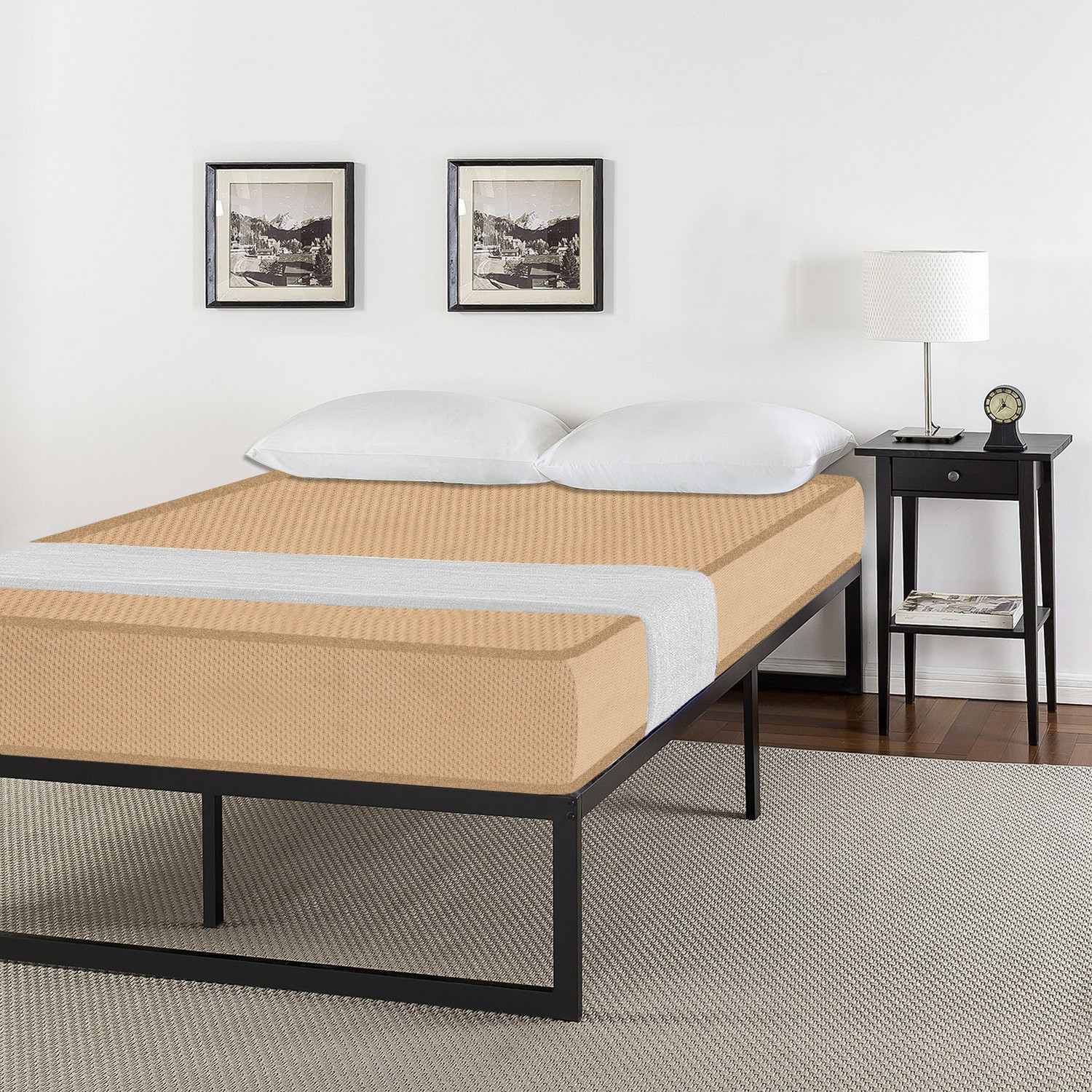 Image of SLEEP SPA STARLIFE Medium Reversible DIRECT FROM FACTORY 4 inch Double PU Foam Mattress