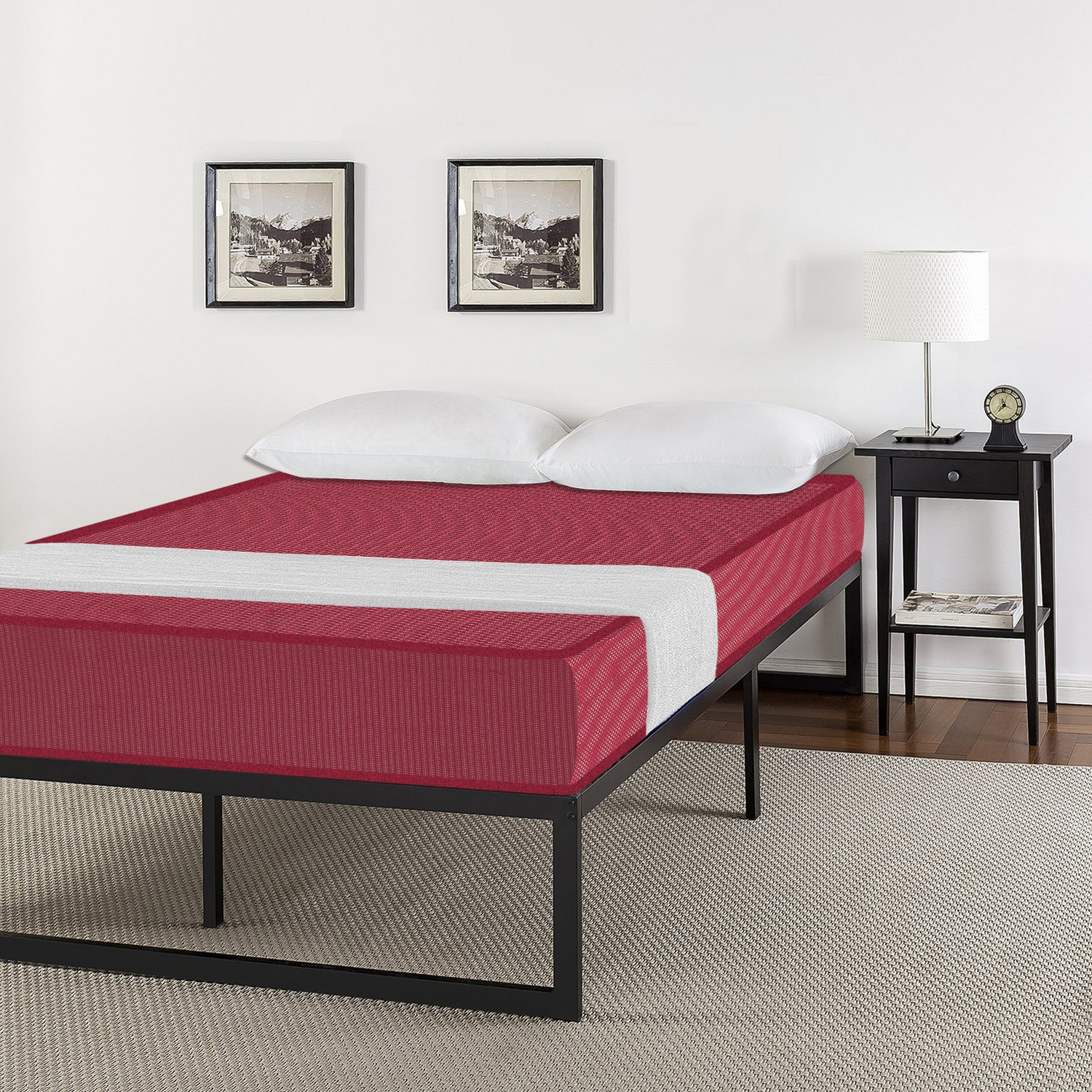 Image of SLEEP SPA STARLIFE Firm Reversible DIRECT FROM FACTORY 4 inch Single PU Foam Mattress