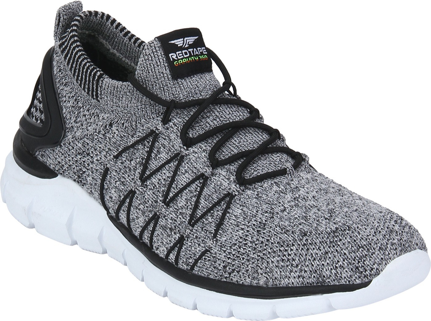 Red tape athleisure sports range clearance men's black walking shoes