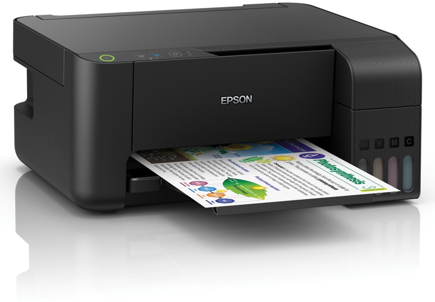 Image of Epson L3150 Multi-function WiFi Color Ink Tank Printer (Color Page Cost: 18 Paise | Black Page Cost: 7 Paise)