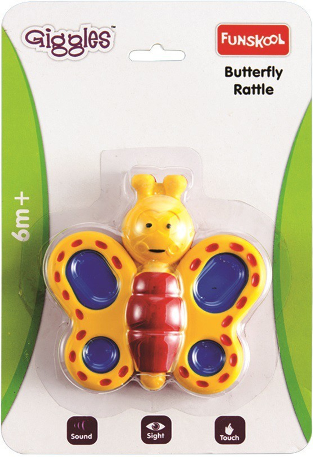 Image of Giggles Butterfly Rattle (Multicolor)